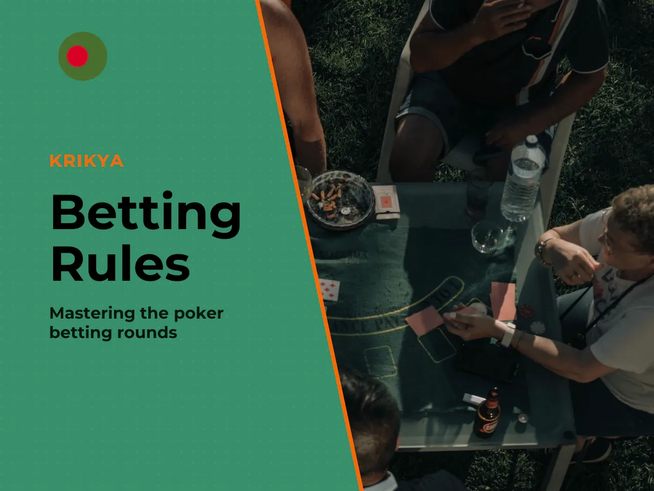 The Betting Structure in a Standard Hand. A complete hand of Texas Hold'em has four betting rounds. Each round introduces new information and new decisions.