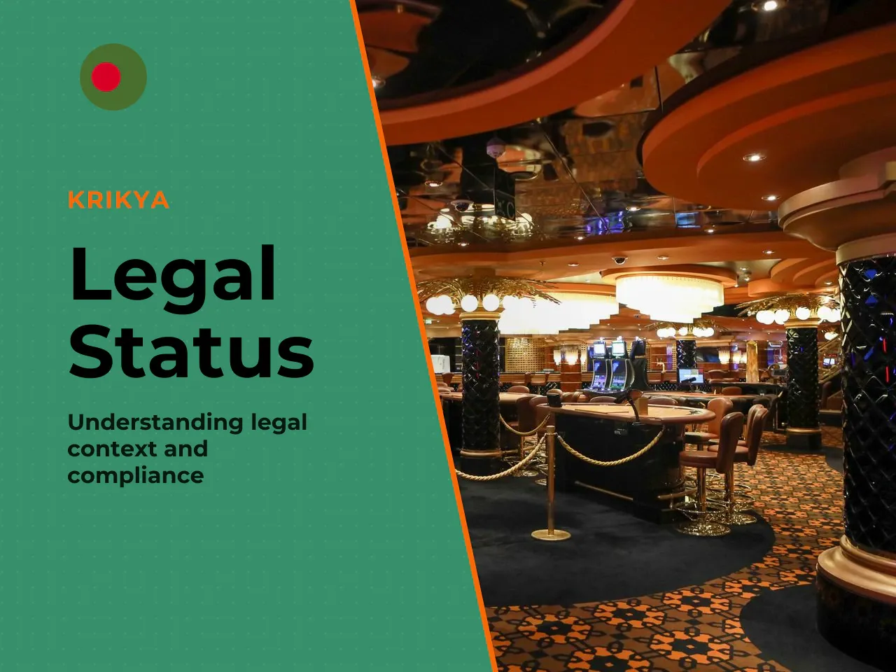 Legal Context for Bangladeshi Users. Online gambling is not explicitly licensed under Bangladeshi law. The Gambling Act of Bangladesh predates the internet and does not directly address online platfor