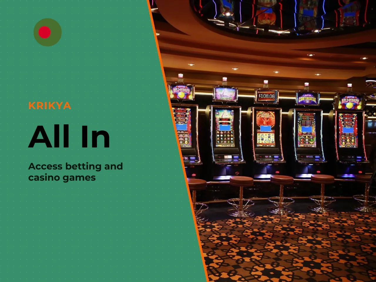 Casino, Live Casino and Sportsbook in One Account. The single-wallet structure means one account covers everything: krikya casino slots, live dealer tables, sports betting, crash games and lottery dra