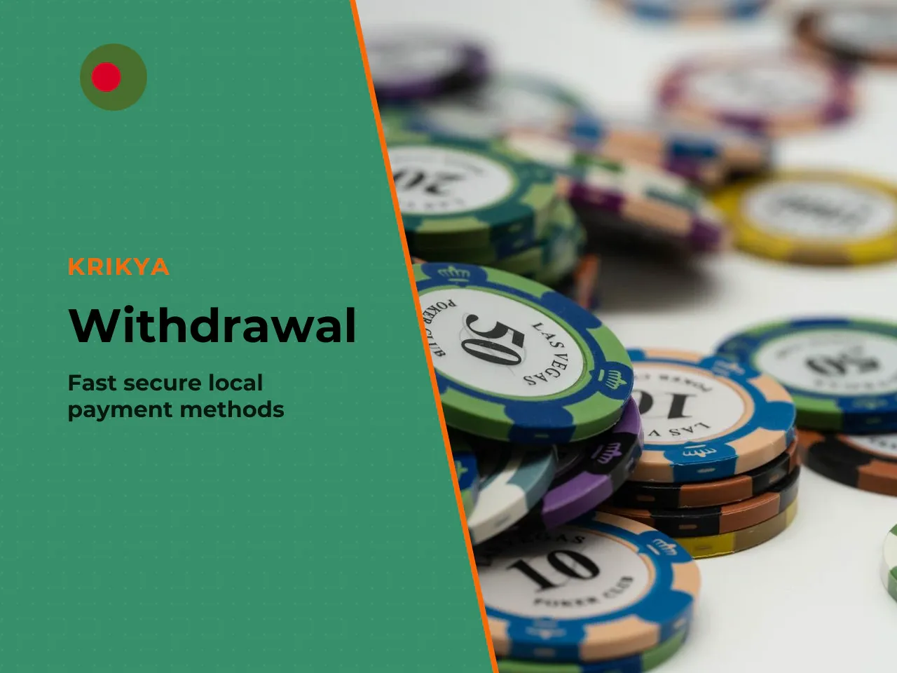 The primary methods Krikya players use are bKash and Nagad — they offer the fastest processing and widest local coverage across Krikya BD. Bank transfers are less common due to slower processing times