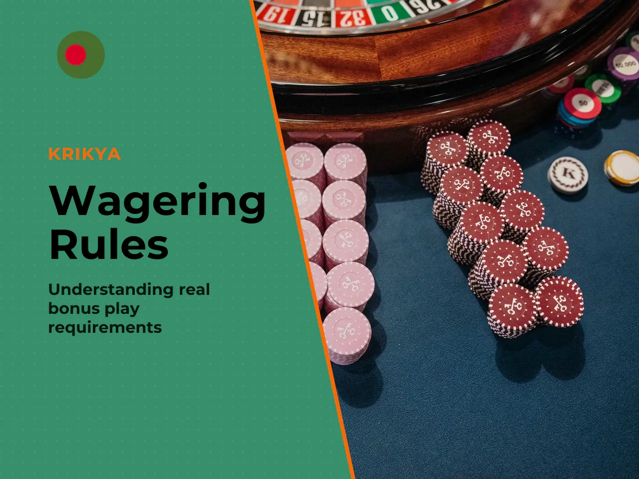 Here's the part most platforms won't spell out for you. A bonus is not free money. The wagering requirement (also called "rollover") determines how much you must bet before the bonus funds can be with