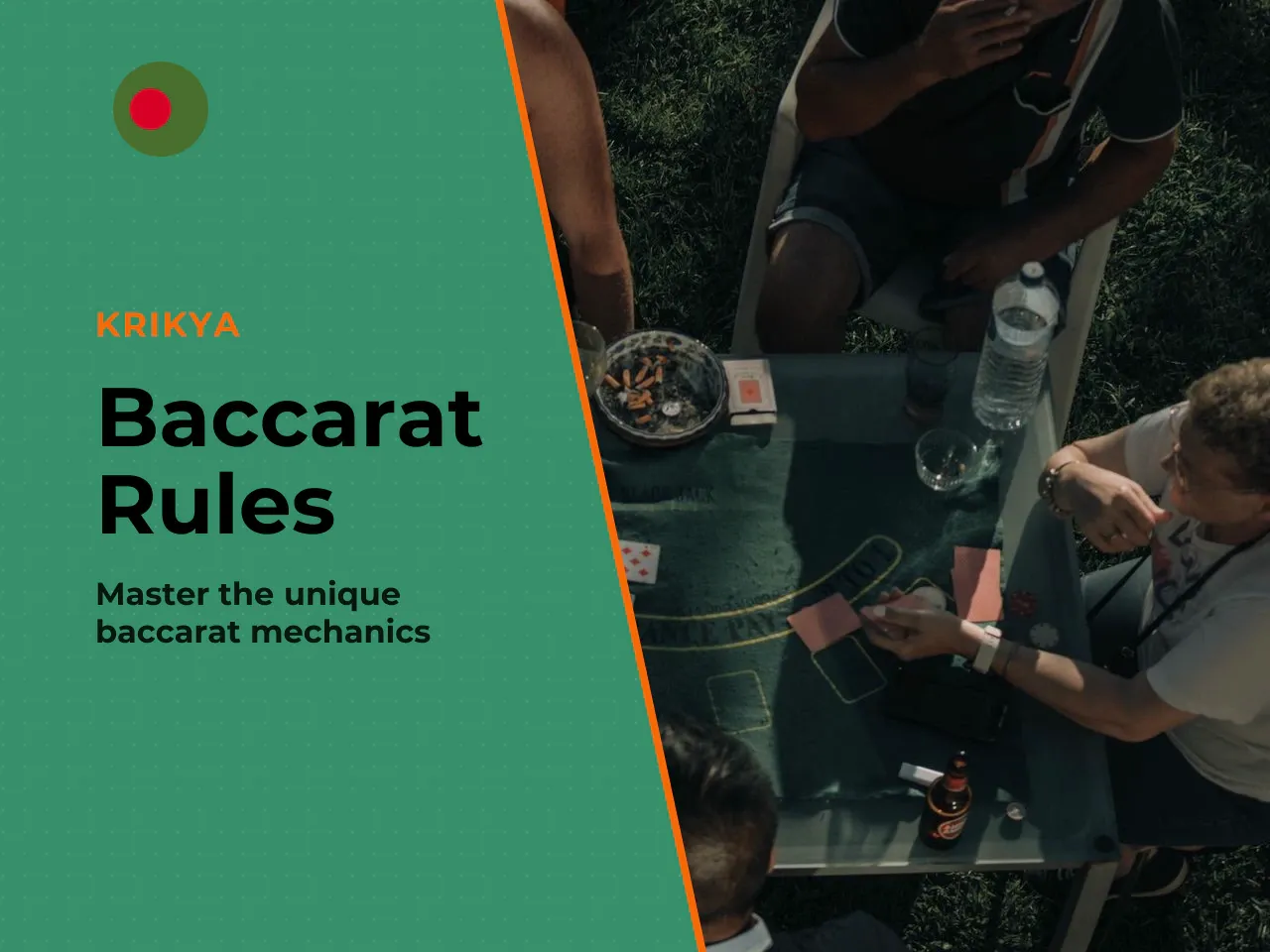 How Baccarat Differs from Other Casino Games. The key difference between baccarat and other casino games like blackjack or poker is that the player has absolutely no influence over the outcome through