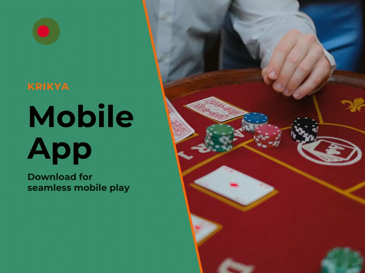 Krikya offers access through three krikya mobile channels: **Android APK:** Since gambling apps are not available through the Google Play Store in Bangladesh, Krikya distributes an APK file directly. 